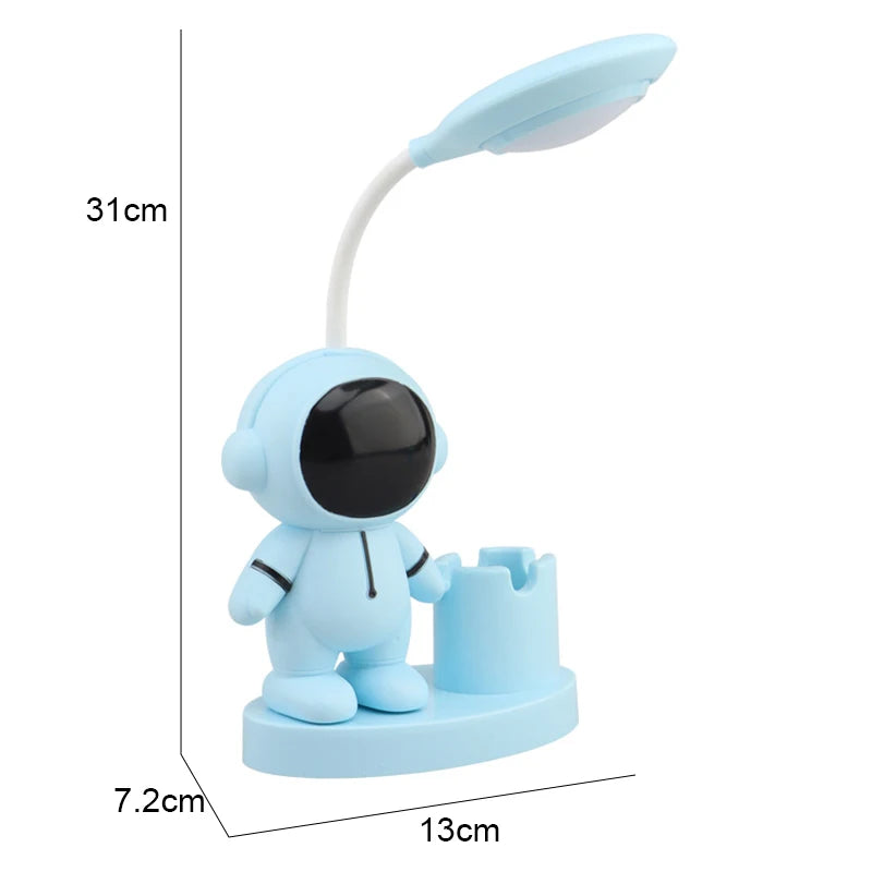Dimensions Lampe de Bureau Enfant Astronaute LED bleue