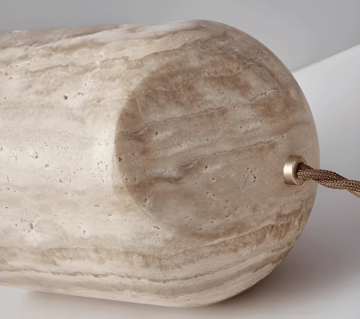 Base de la Lampe de Bureau Pierre Naturelle