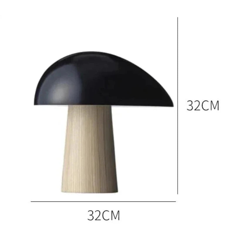 Dimensions de la Lampe de Bureau Champignon en Résine