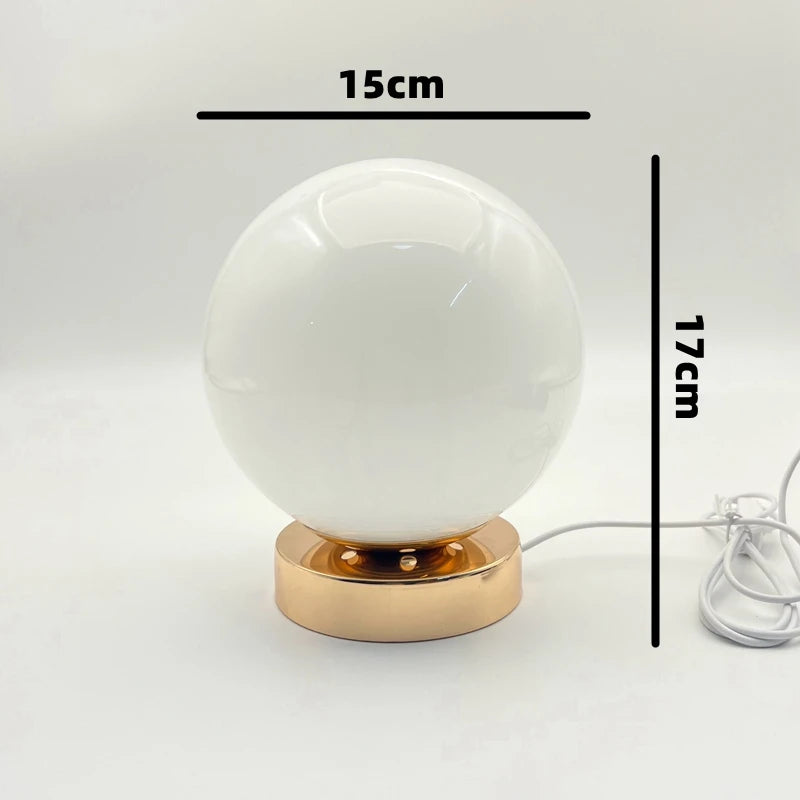 Dimensions de la Lampe de Bureau LED Sphère Lumineuse