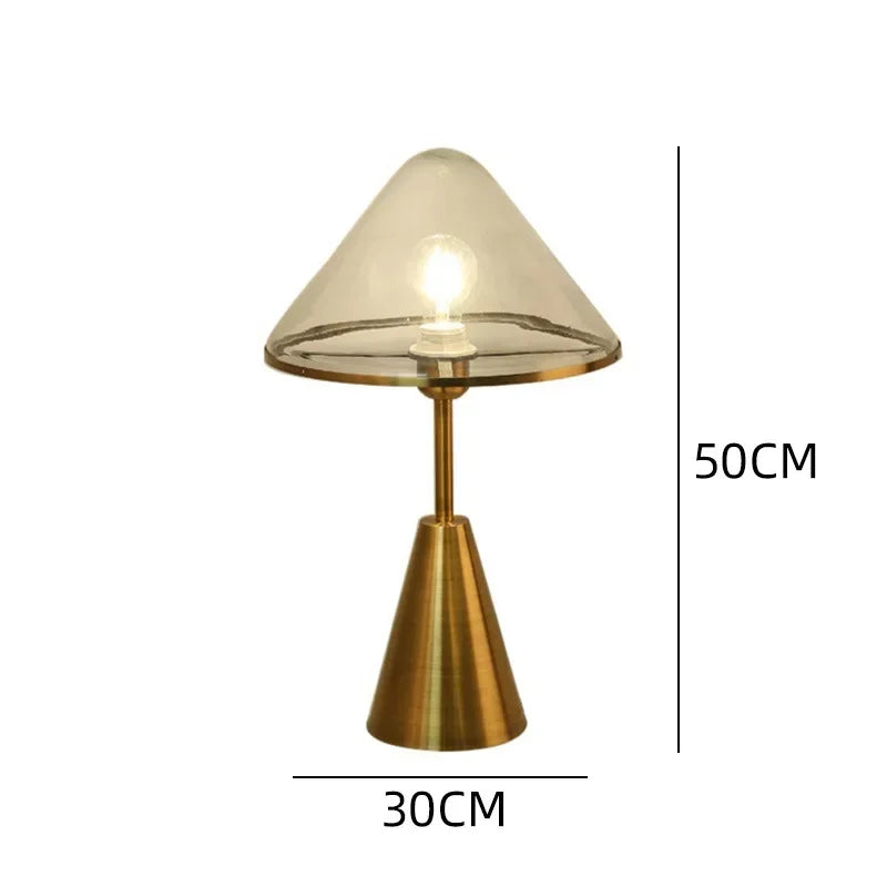 Dimensions de la Lampe de Bureau Vintage Mid-Century