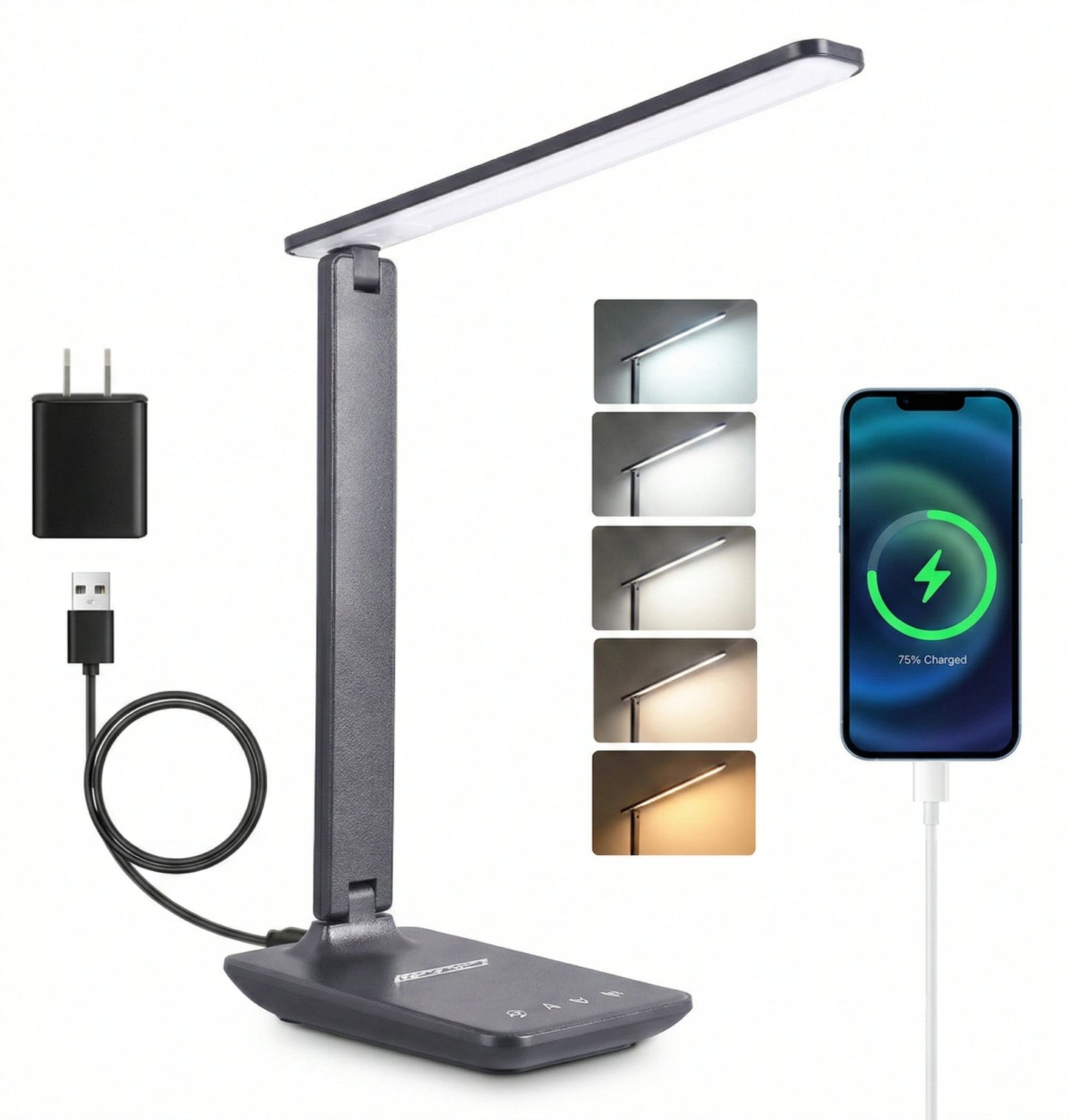 Fiche technique de la Lampe de Bureau LED Anthracite