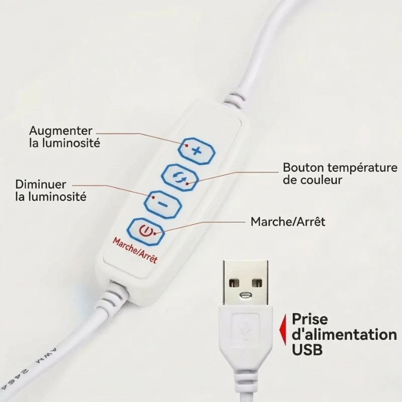 Télécommande de la Lampe de Bureau Sapin Vert