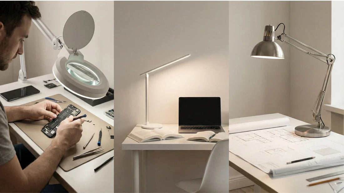 Étudiant, télétravailleur, créatif : pourquoi la même lampe ne convient pas à tous