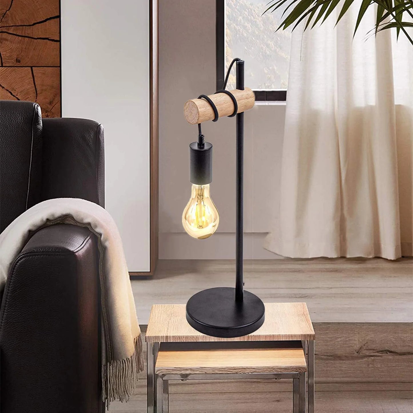 Lampe de Bureau Vintage Ampoule Suspendue