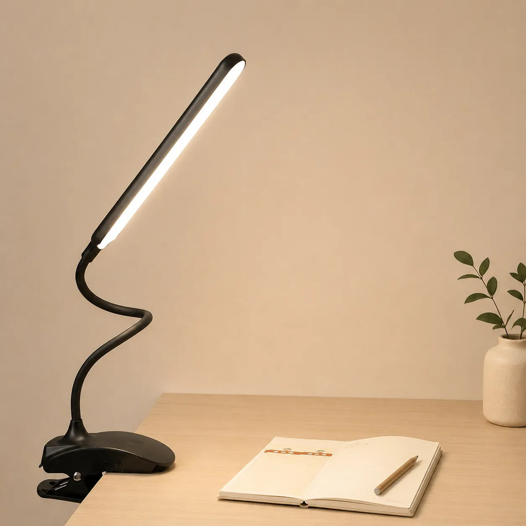 Lampe de Bureau LED à Pince Sans Fil