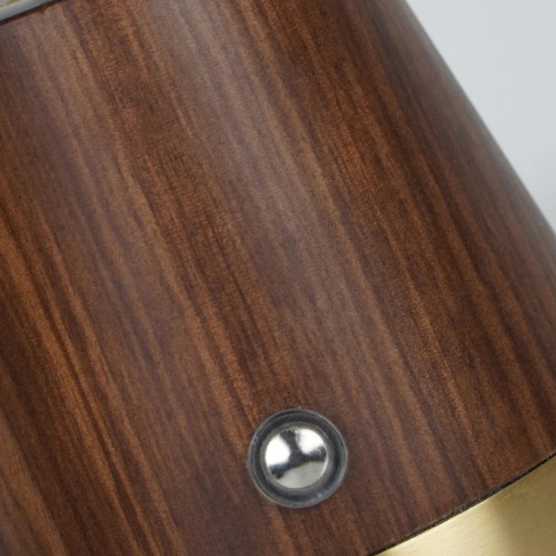 Bouton de la Lampe de Bureau Vintage Industrielle en Bois