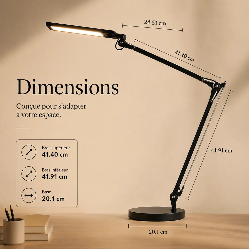 Lampe de Bureau LED Articulée Flex