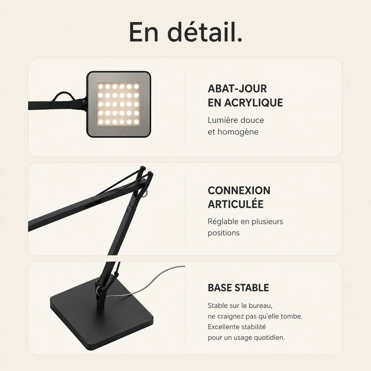 Lampe de Bureau Articulée Oslo