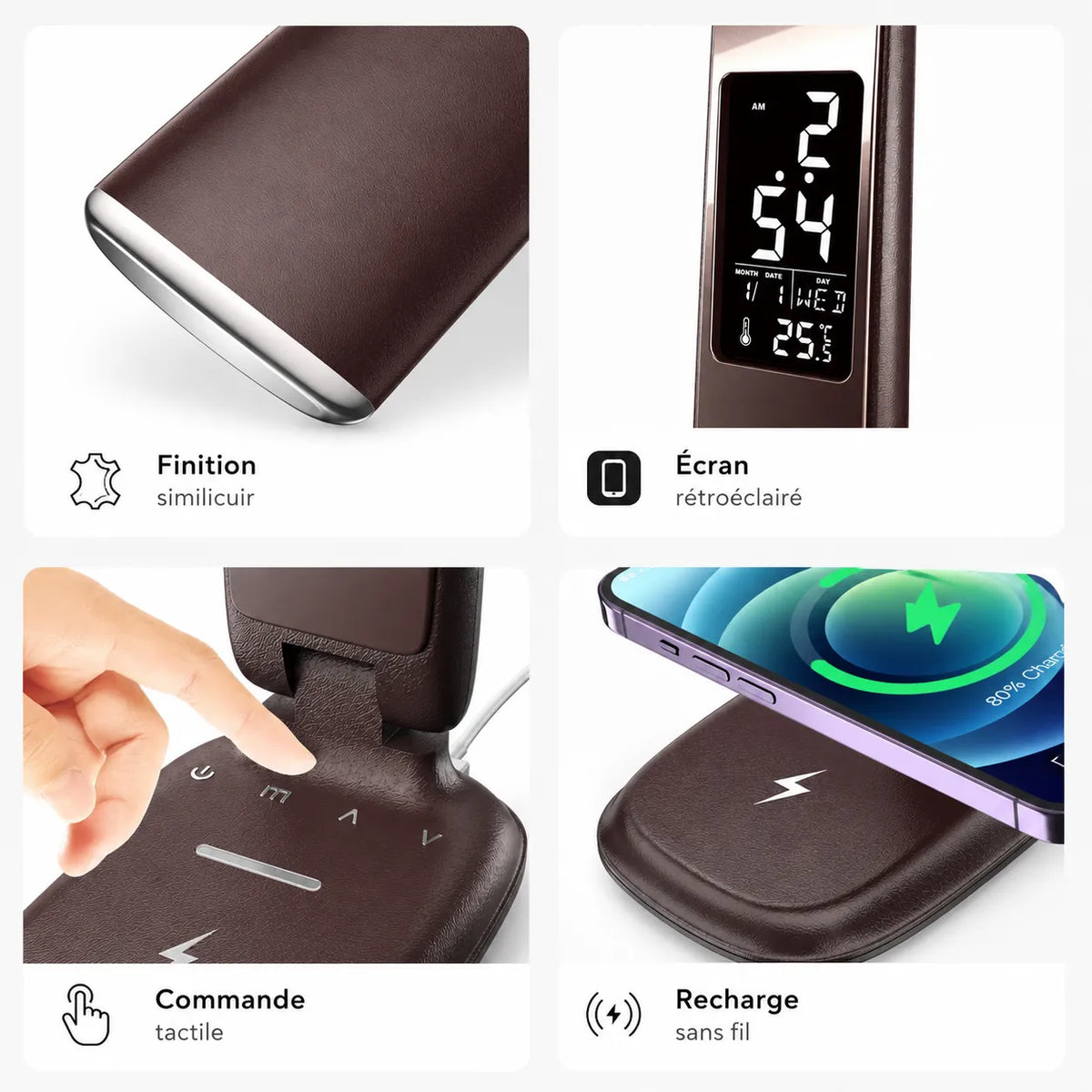 Fiche technique de la lampe e bureau led luxa