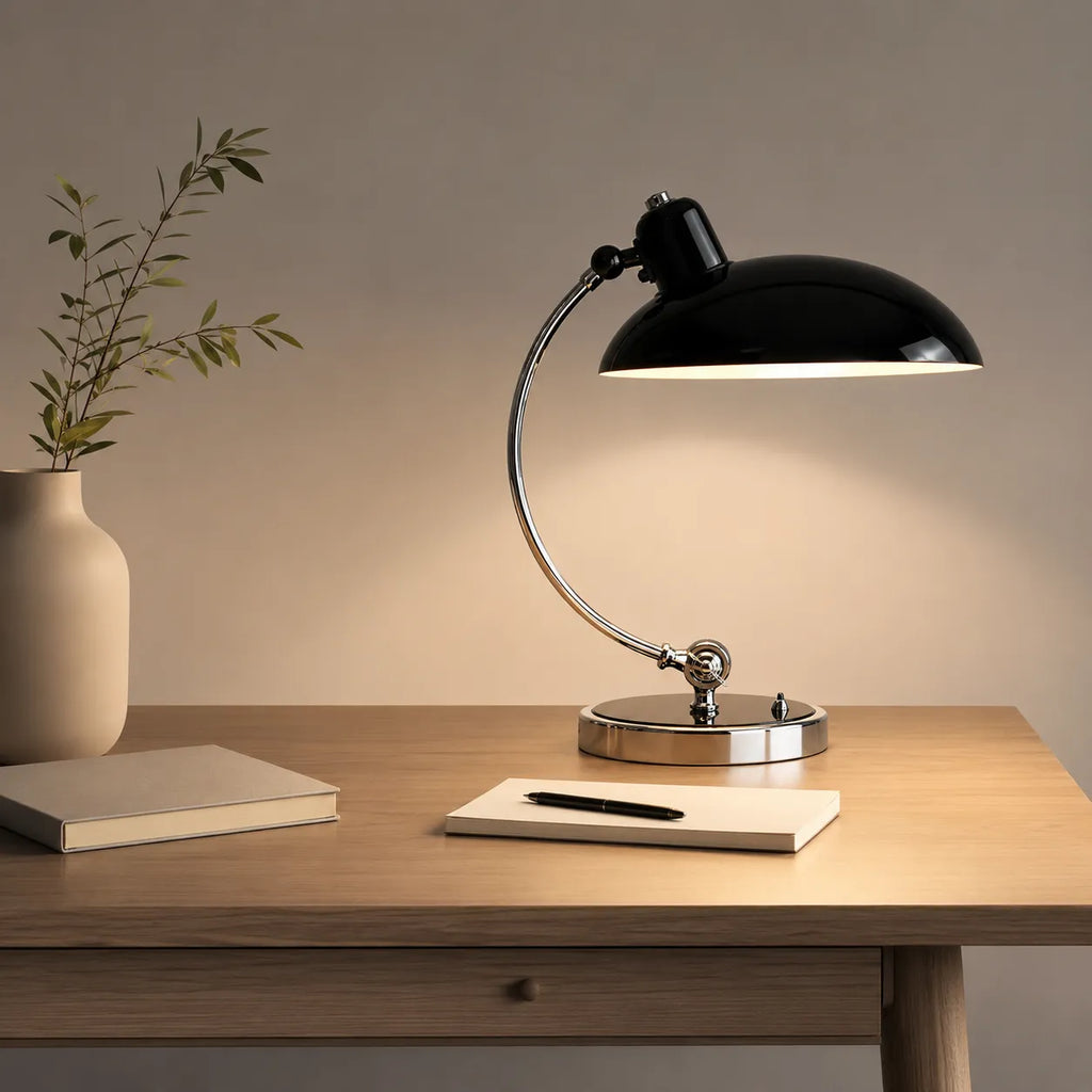 Lampe de Bureau Vintage Bauhaus Années 50