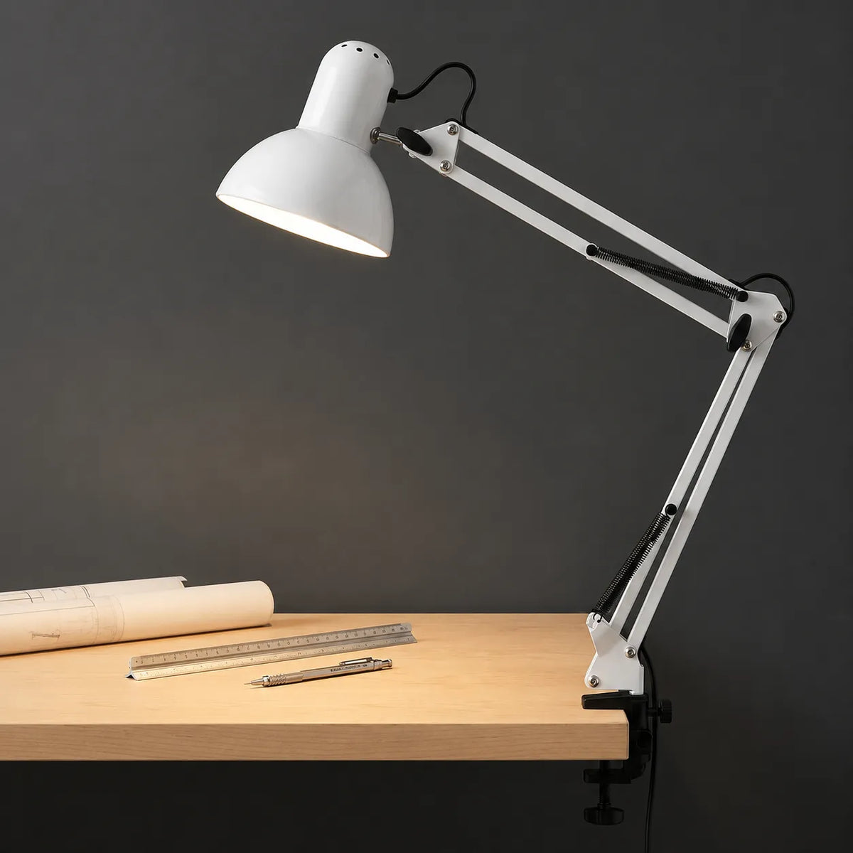Lampe de Bureau Architecte à Pince
