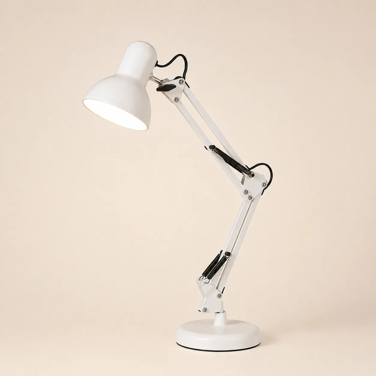 Lampe de Bureau Articulée Blanche