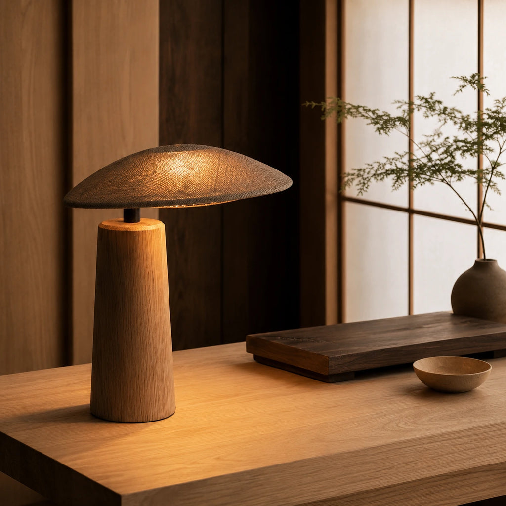 Lampe de Bureau en Bois Kyoto