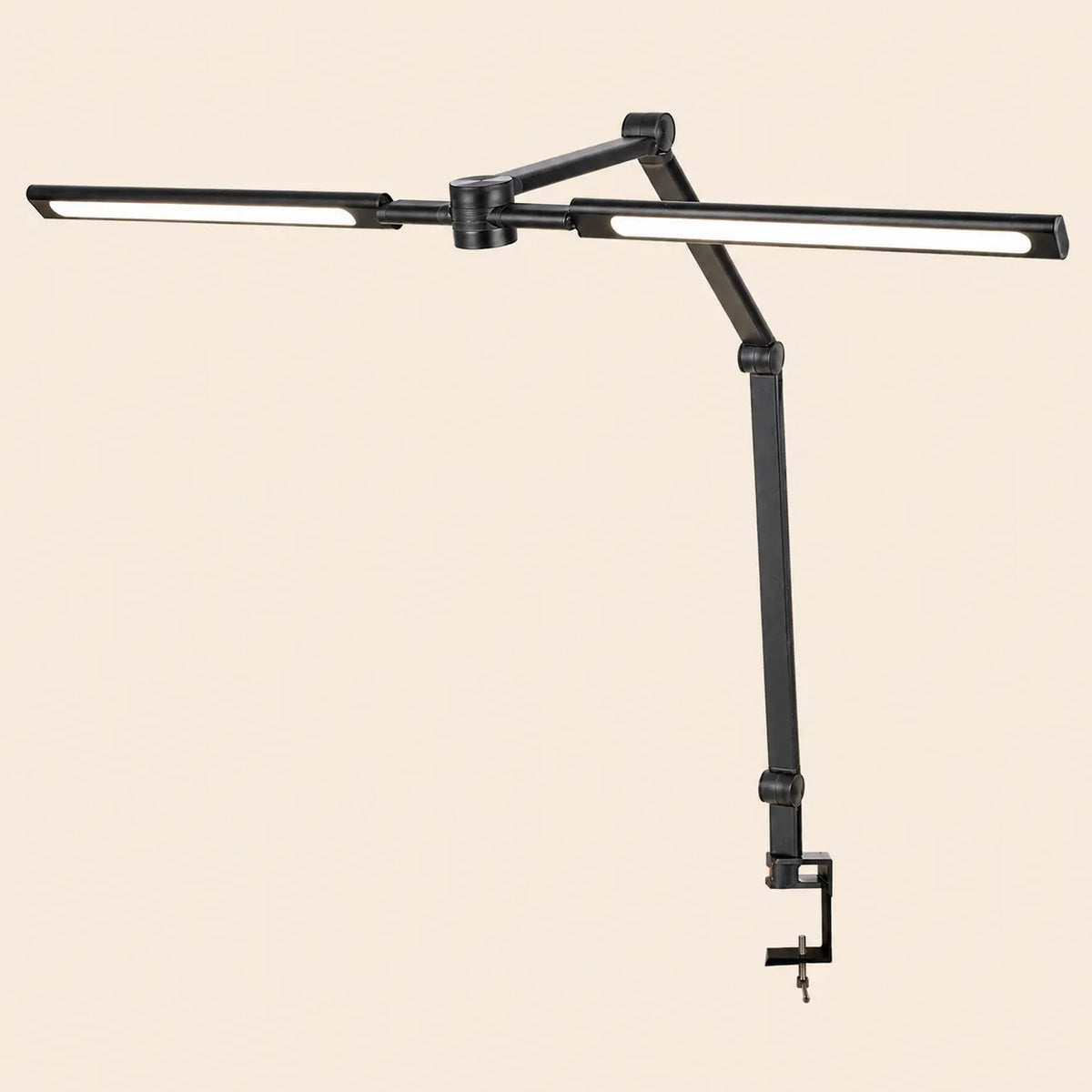 Lampe de Bureau Articulée à Pince Métallique