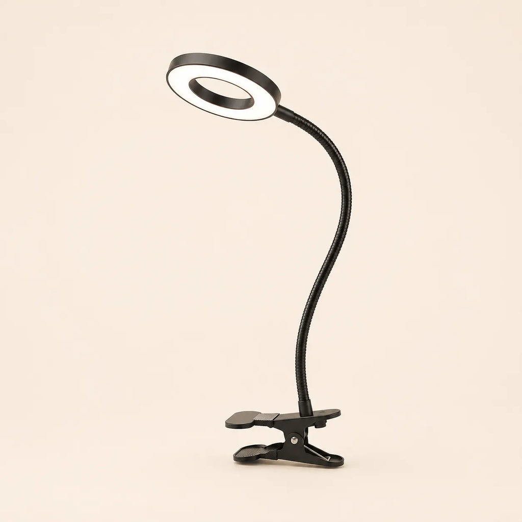 Lampe de Bureau LED USB Col de Cygne à Pince