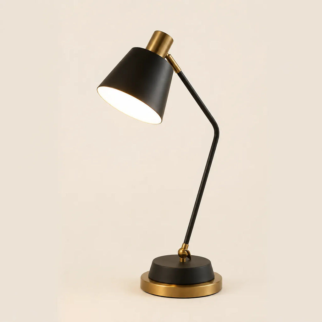 Lampe de Bureau LED Noir & Doré