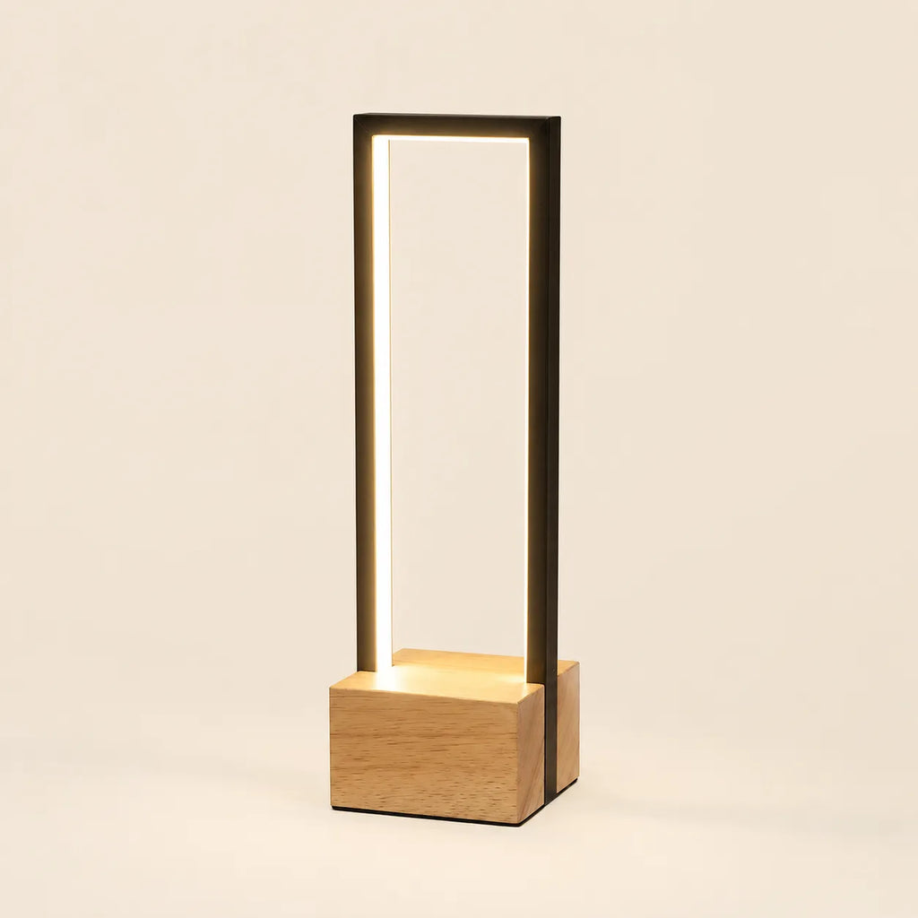Lampe de Bureau LED USB en Bois