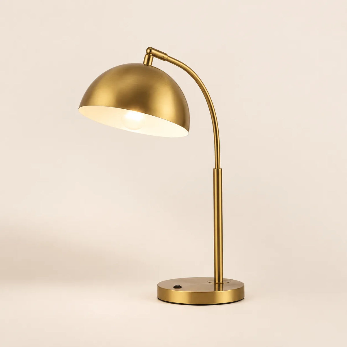 Lampe de Bureau Vintage Dorée