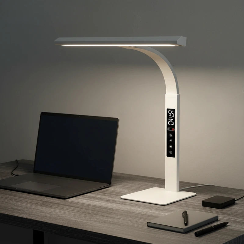 Lampe de Bureau LED 12W avec Minuteur blanche