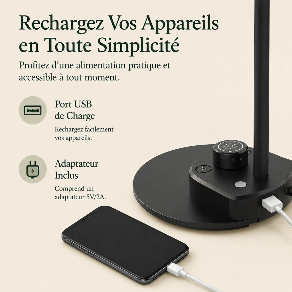 Lampe de bureau LED Classique