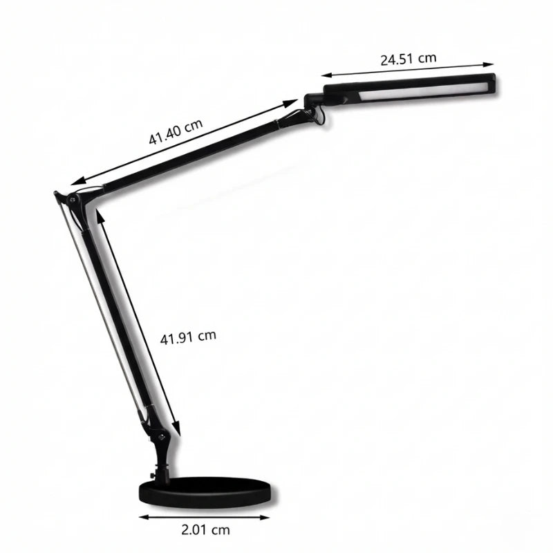 Dimensions de la Lampe de Bureau LED Architect Flex