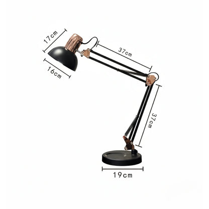 Dimensions de la Lampe de Bureau Articulée Vintage