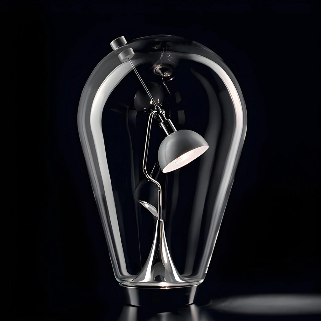 Lampe de Bureau Design Italien Magnétique sur fond noir