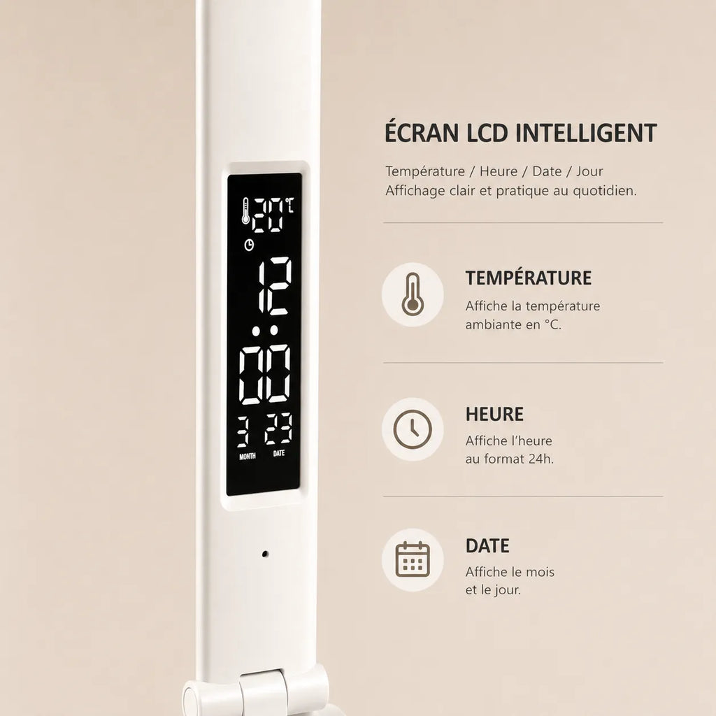Écran tactile lampe de bureau led