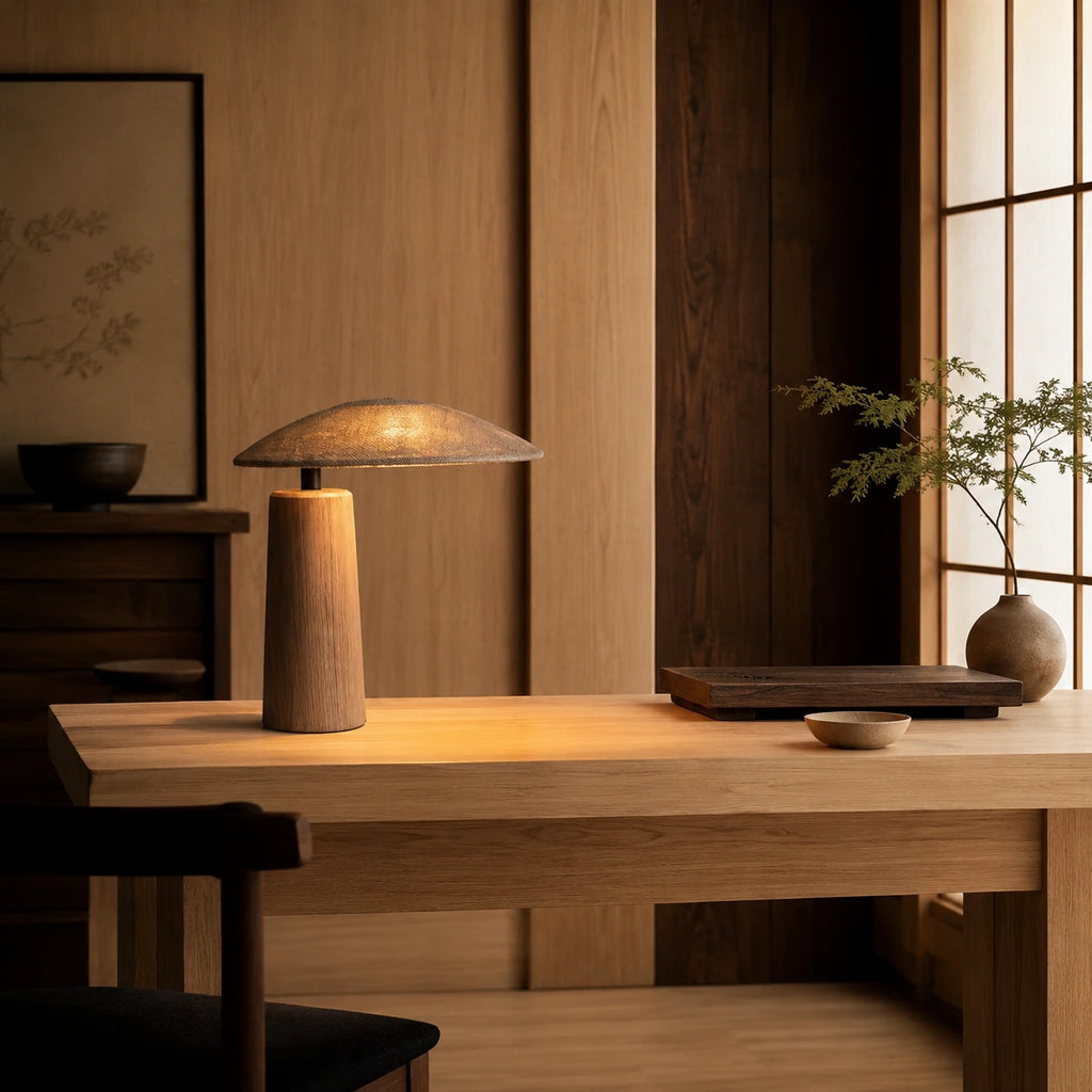 Lampe de Bureau en Bois Kyoto