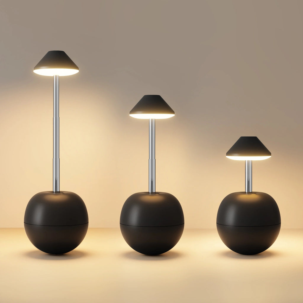 Lampe de Bureau Inclinable LED en noir