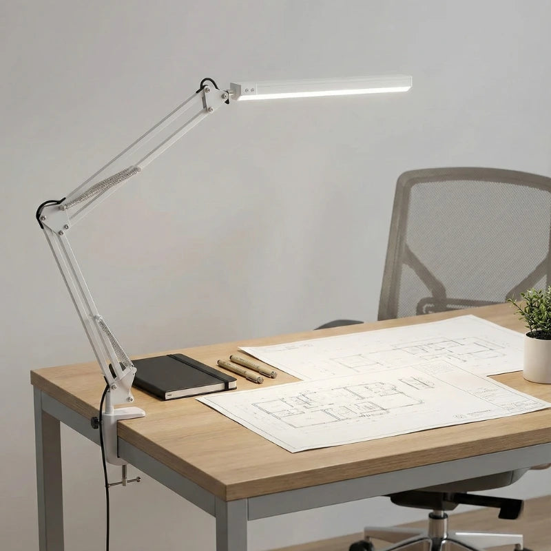 Lampe de Bureau LED 10W Articulée à Pince