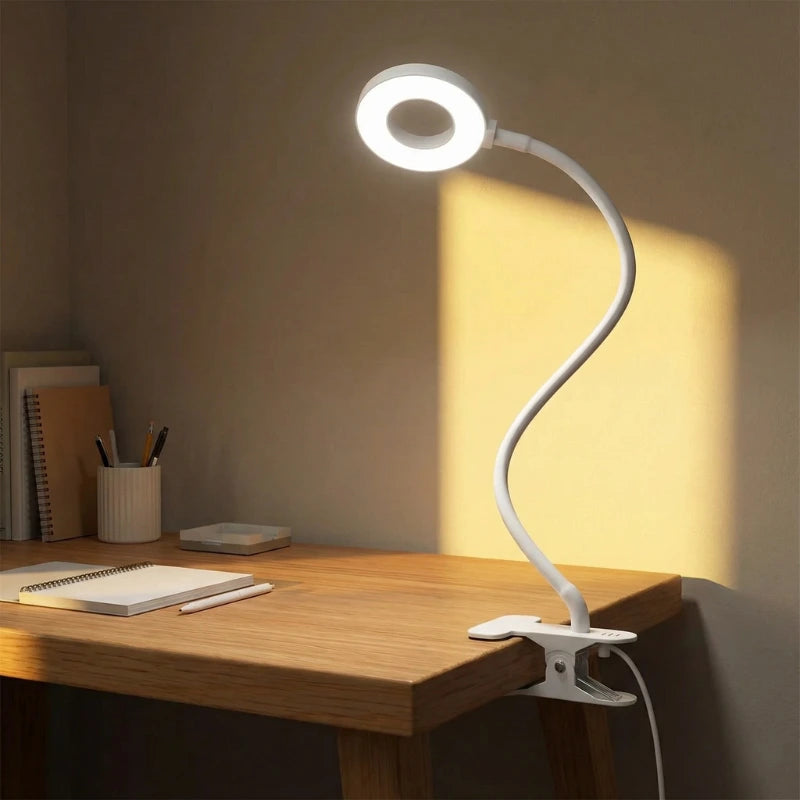 Lampe de Bureau À Pince pour Enfants blanche