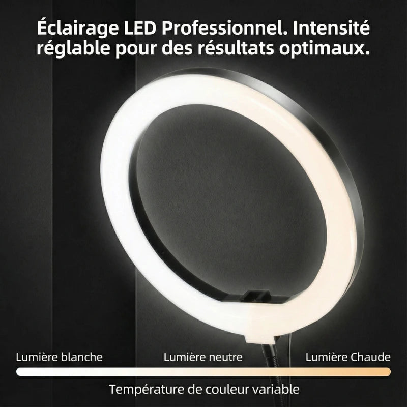 Lumière de la Lampe de Bureau Anneau LED Selfie 