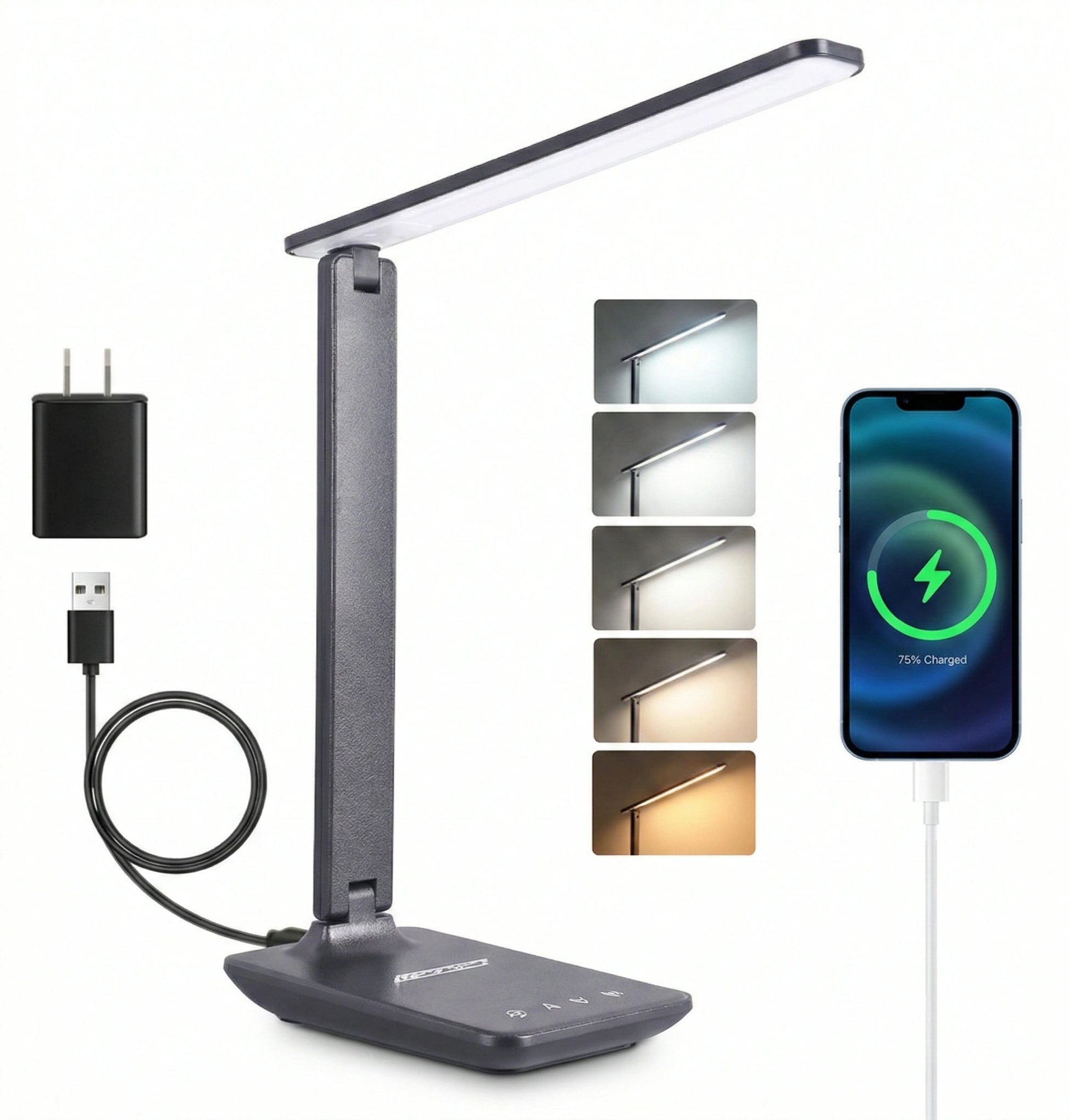 Fiche technique de la Lampe de Bureau LED Anthracite