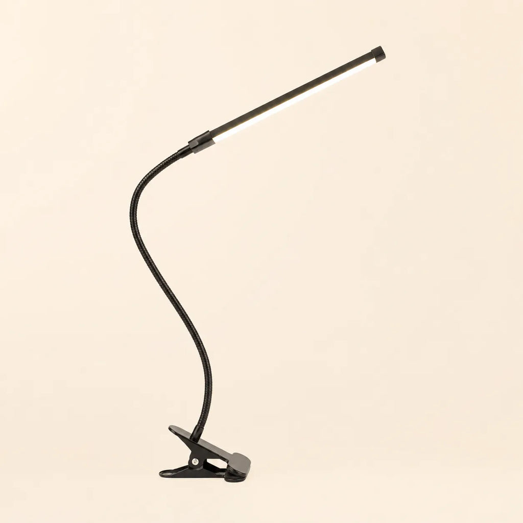 Lampe de Bureau LED à Pince Col de Cygne Flexible