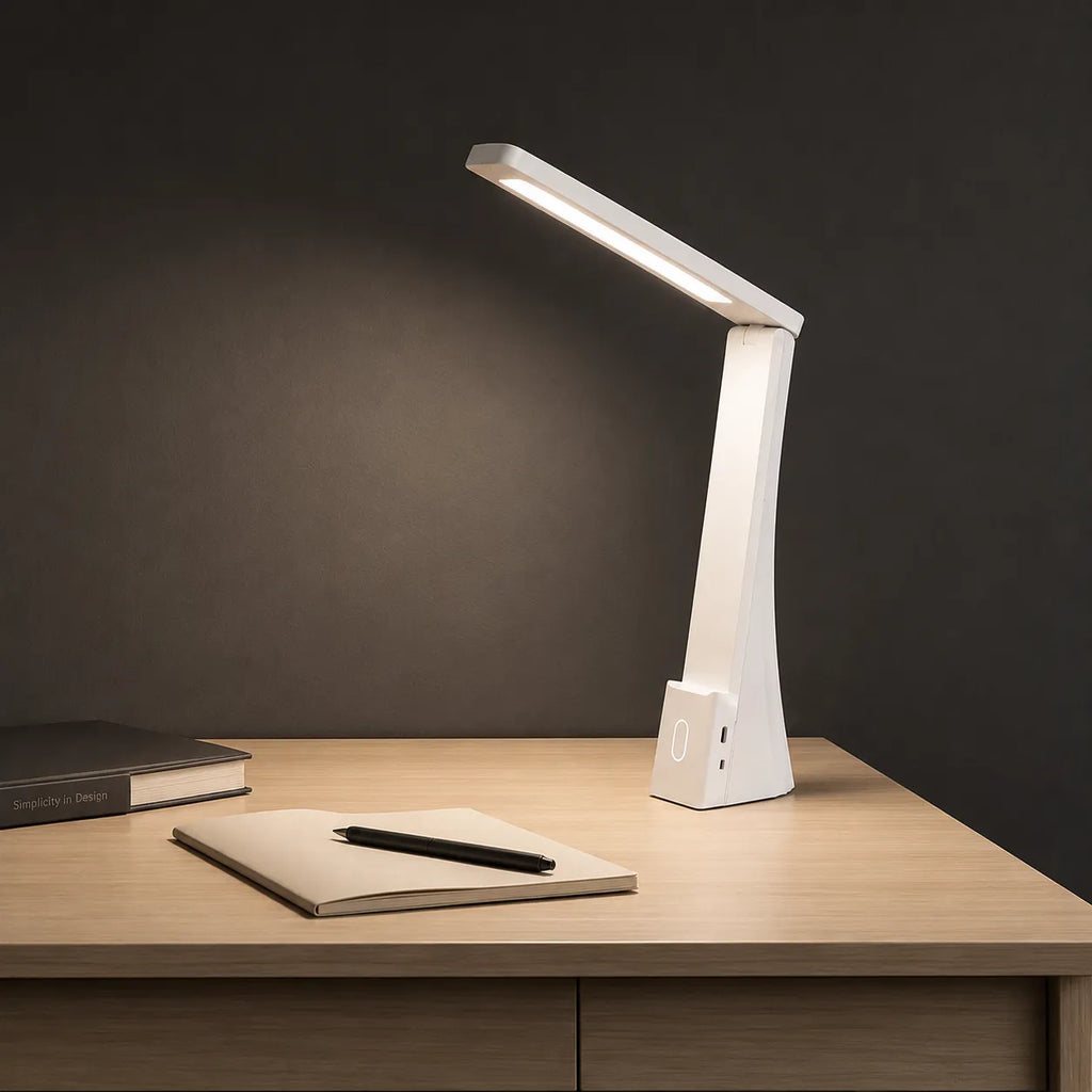 Lampe de Bureau LED Purea rechargeable avec port Type-C