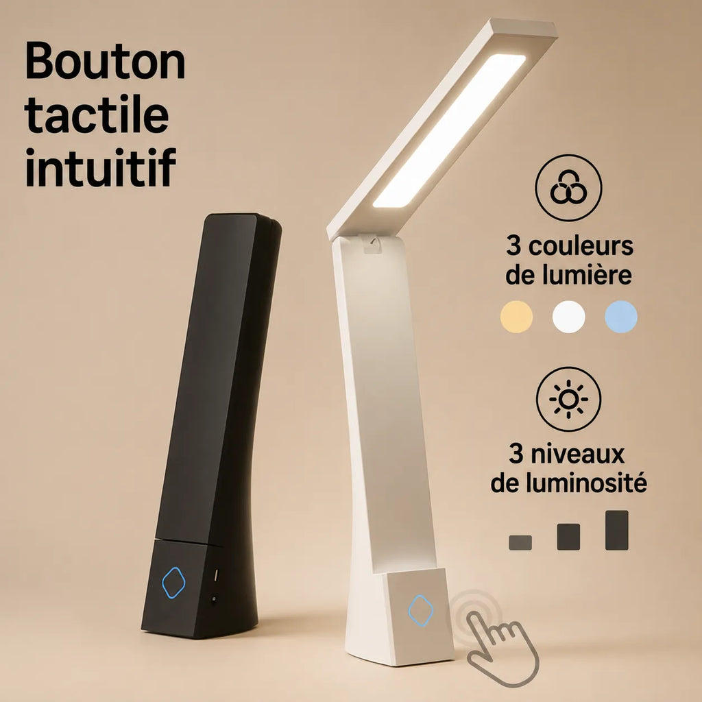 Lampe de Bureau LED Rechargeable 120°