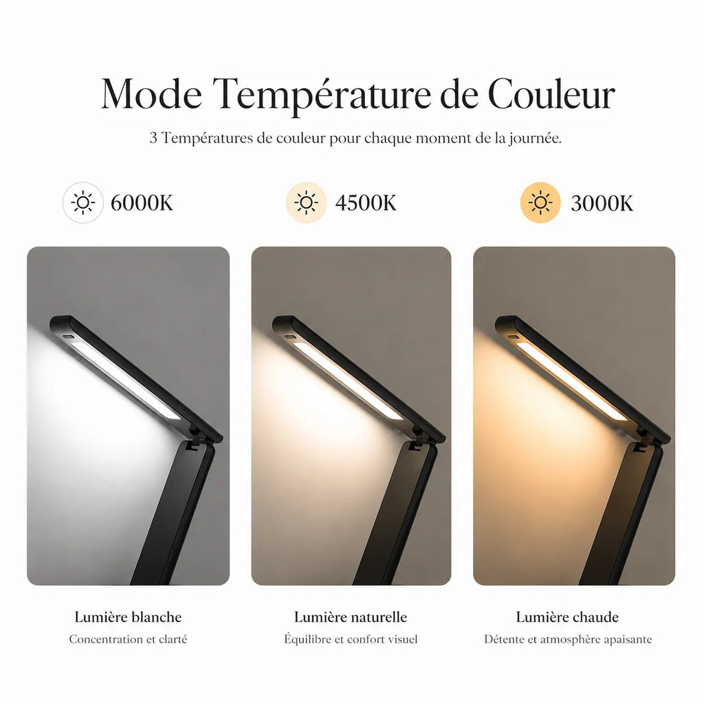Lampe Nexus avec lumière LED et station de charge