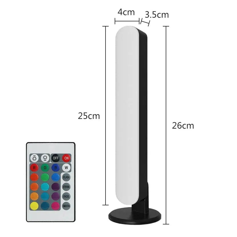 Lampe de Bureau LED RGB mesures